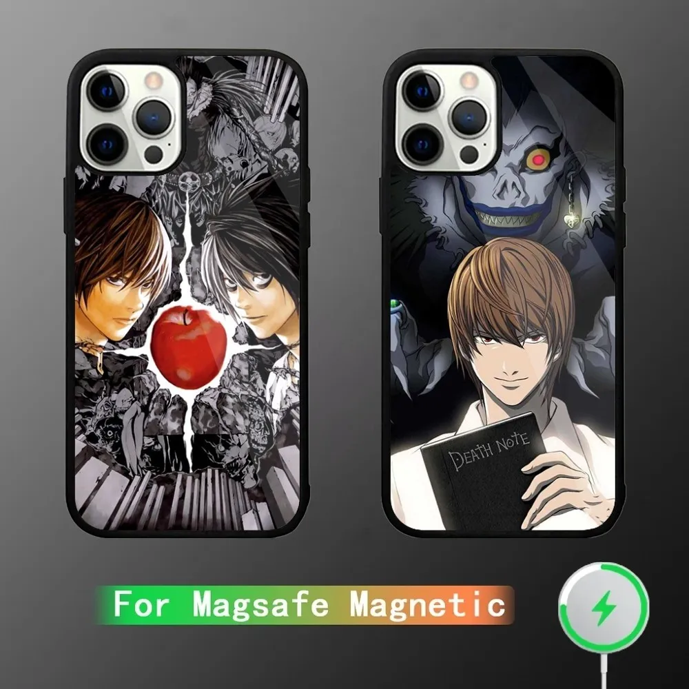 

Anime D-Death Note L Phone Case For iPhone 15,14,13,12,11,Plus,Pro,Max Mini Magsafe Magnetic Wireless Charging