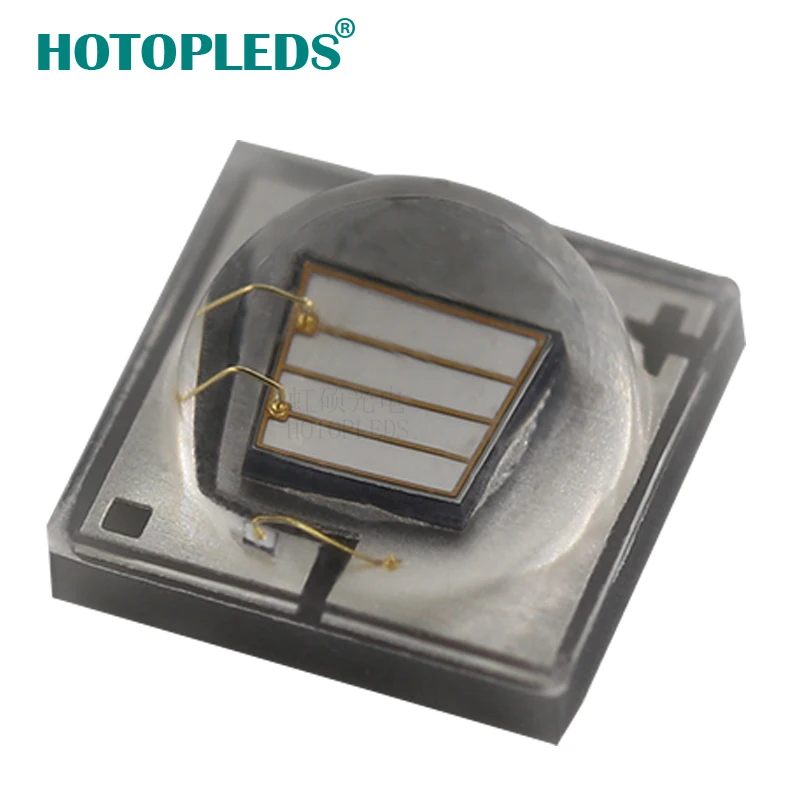 عالية الطاقة 3 واط مصلحة الارصاد الجوية الضوء الأزرق LED حبيبات مصباح مستديرة متفاوتة الأحجام 450nm-475nm السيراميك الأسماك رقاقة الأمثل لتطبيقات الإضاءة