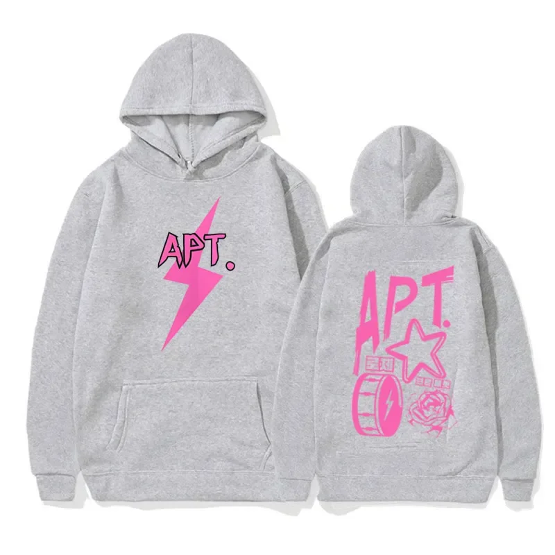 APT New Song ROSÉ & Bruno Mars met capuchon O-hals Vintage Sweatshirt Sweatwear Paar Gotische kleding Sudaderas Koreaanse stijl Hoody