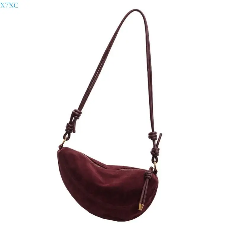 

X7XC Lightweight PU Armpit Bag For Women and Girls Unique Crossbody Purse With Adjustable Strap Lightweight Shoulder Bags
