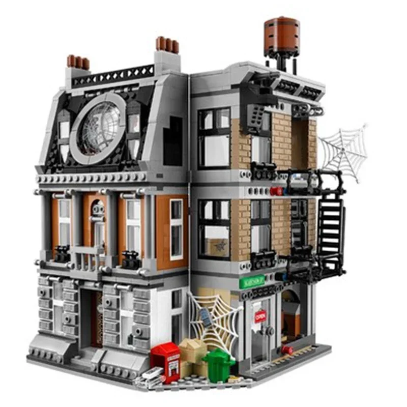 Super Heros Series The Sanctum Sanctorum Showdown Building Blocks with Figures Creator Expert Architecture Model Bricks DIY Toys