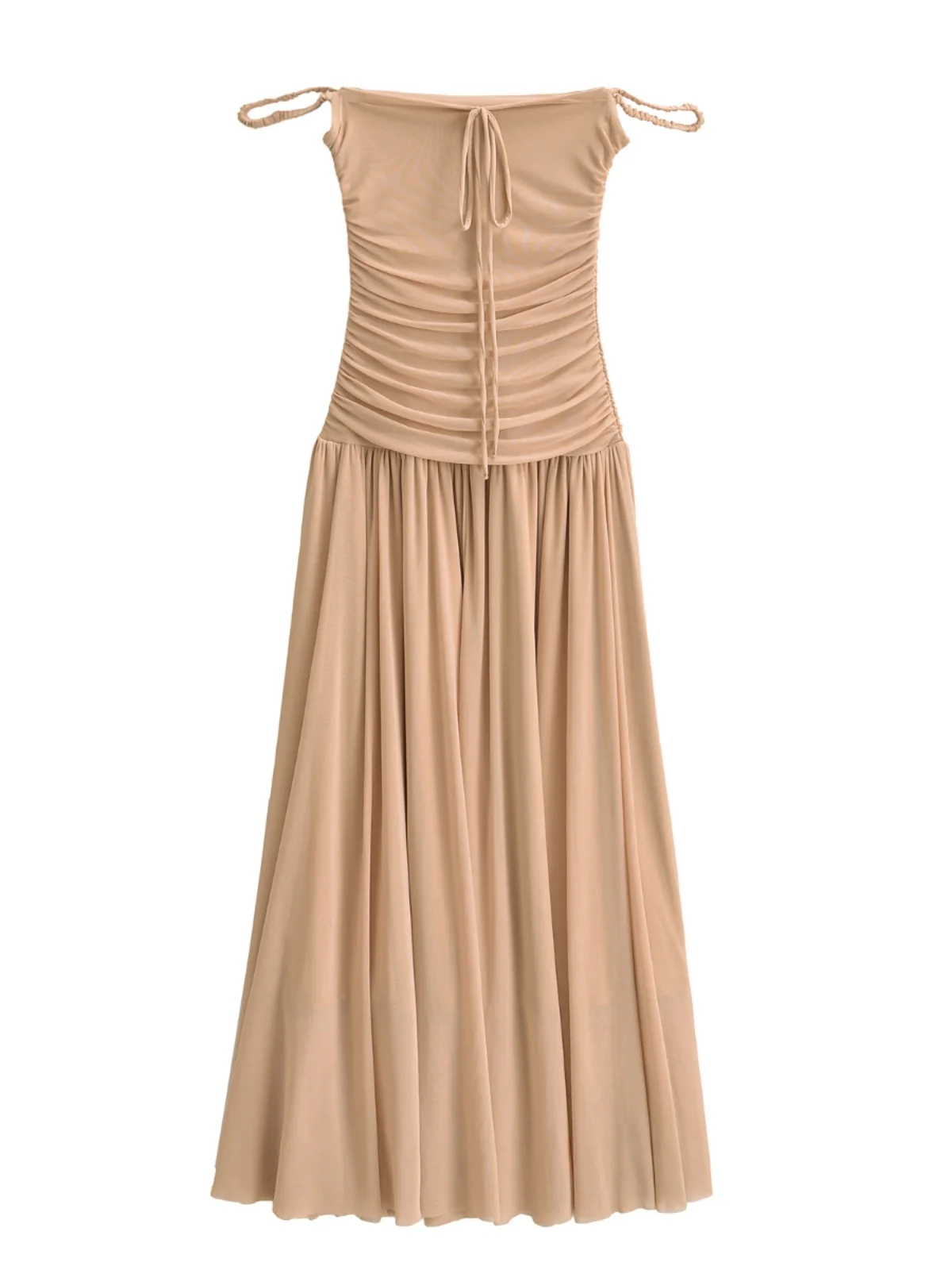 

Платье-труба Spicy American Girl с открытыми плечами, длинное, женское, весна-лето, с эффектом утяжки талии, из полиэстера и спандекса