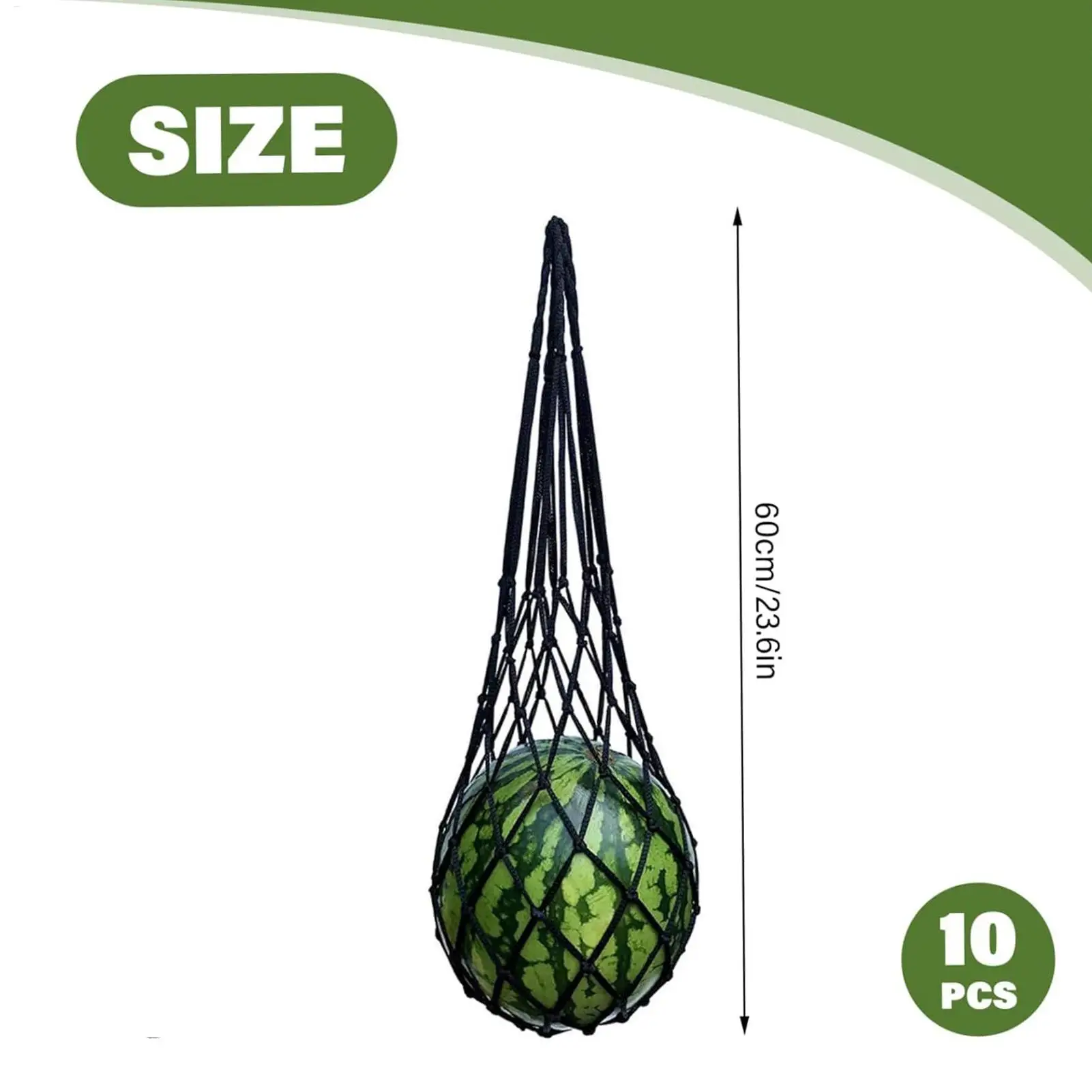 10PCS Heavy Duty Fruit Support Net Watermelon Hammock Trellis Hanging Cantaloupe Protective Netting Garden Plant Accessory