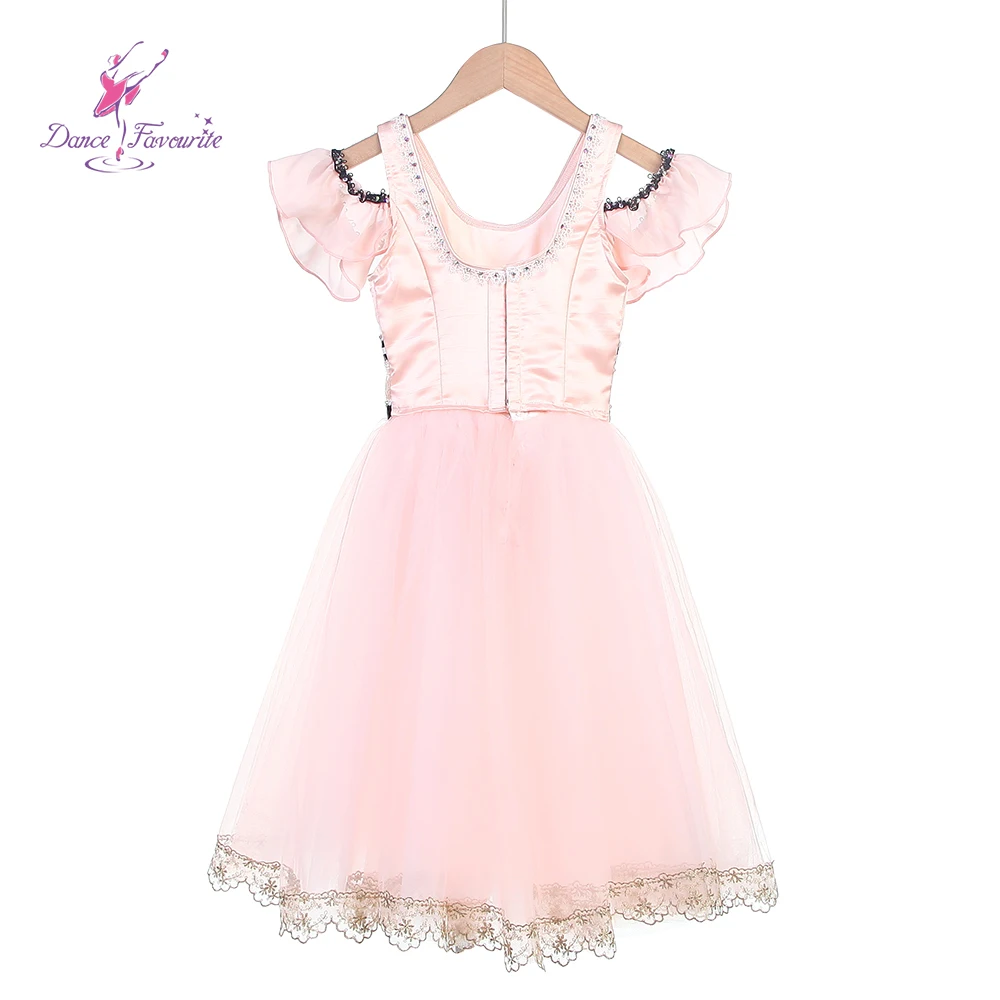 B24095 Pink Made-to-Order Romantic Tutu for La Fille mal gardée  or Graduation Ball Variation