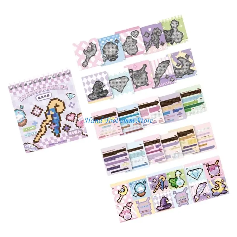 Picture 3: H37F Puzzle Art Set For Kids Stress Relief Craft Project Sticker With Synthetic Paper