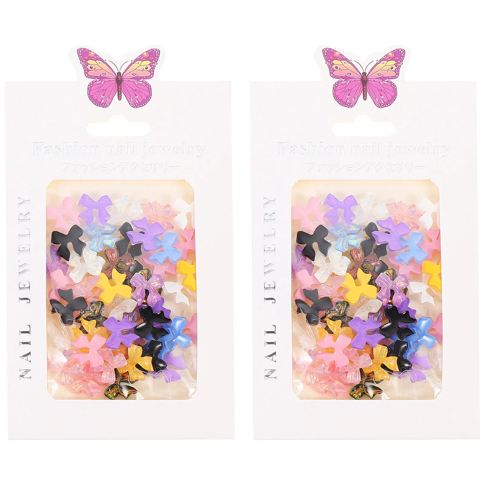 

100 шт. бантиков для декора ногтей, изысканные полимерные украшения для открыток, блокнотов, заколок для волос, кошельков, поздравительных открыток, украшений для ногтей