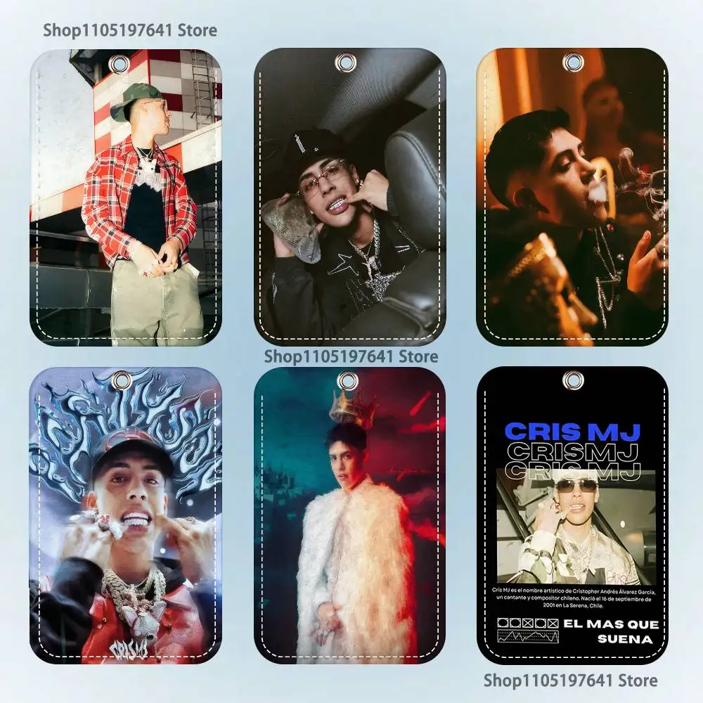 

C-Cris Mj Apocalipsis_S Holder Keychain For Bank Business Work Card Holder Student Card Protective Case Bus Card