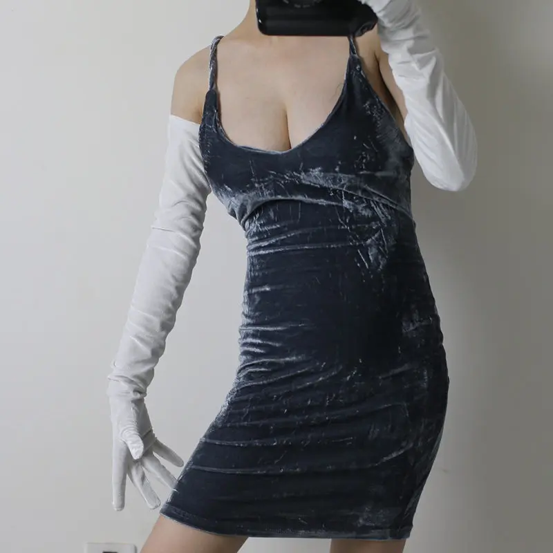 70 cm lange Samthandschuhe für Damen, elastischer Velours, Flanell, hautfreundlich, thermisch, elegante Armstulpen, sexy Vintage-Mode, 1920er Abendmode – Detail 20
