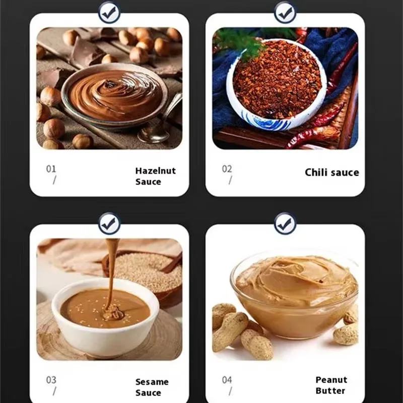 Machine électrique de fabrication de beurre d'arachide, machine de pâte de sésame, rectifieuse de noix