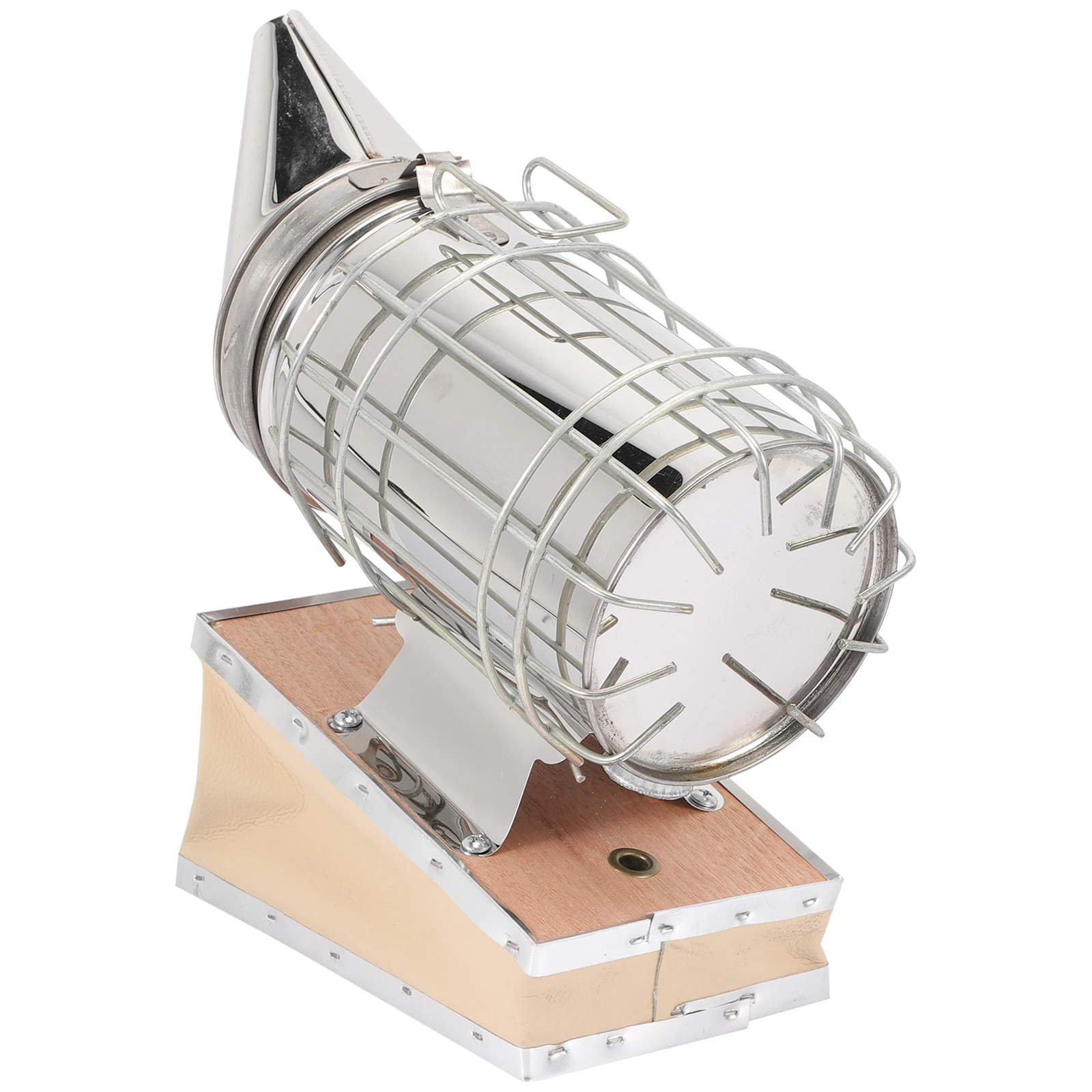 

Beekeeping Tools Smoke Sprayer Smoker Stainless Steel Pu Accessories for Bee Colonies Inspection Metal Hive