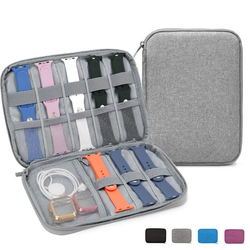 

Watchband Bag for Strap Box Case Travel Smart Watch Wriststrap Storage Bag Box Watches Organizer Band Holder