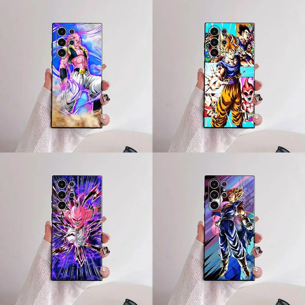 Anime Dragon Ball Phone Case For Samsung S25,S24,S21,S22,S23,S30,Ultra,S20,Plus,Fe,Lite,5G Black Cover