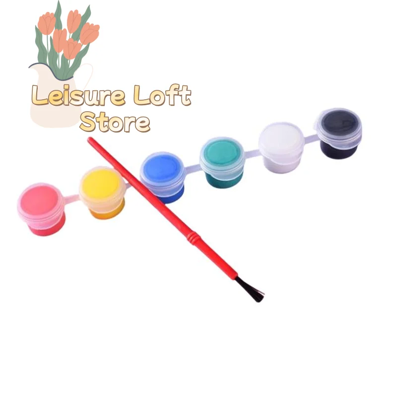 Mini Portable Painting Brushes 50Pcs Lightweight Art Paint Brushes for Watercolor Gouache Kids Adult Artists Drawing