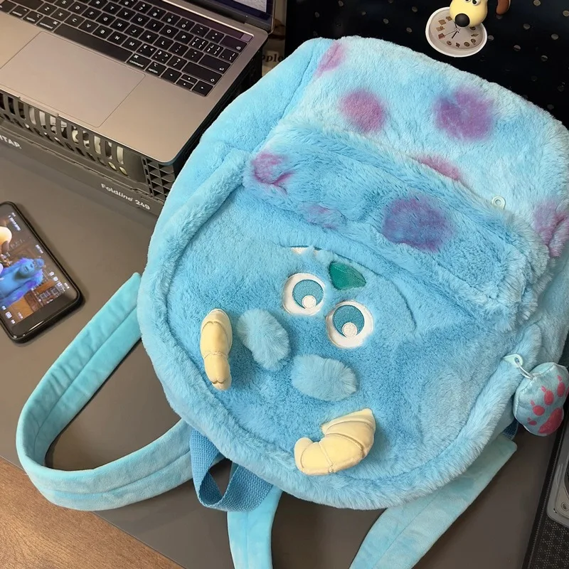 Disney New Strawberry Bear borsa da scuola di grande capacità per studenti universitari di scuola media in peluche giapponese Ins