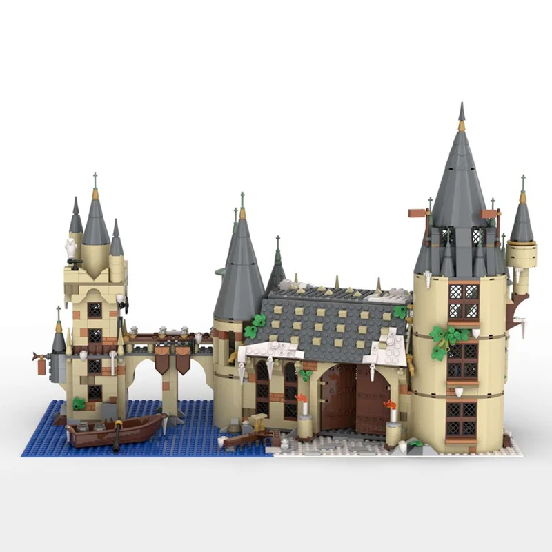 1448 قطعة MOC الشتاء قرية Ch Teau نموذج ألعاب مكعبات البناء الهدايا المعمارية هدايا عيد الميلاد لتقوم بها بنفسك الإبداعية الطوب الاطفال عيد ميلاد