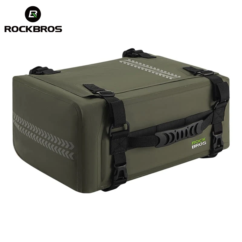 

ROCKBROS Motorcycle Travel Pack 30L Large Capacity Waterproof Tail Bags Multi-functional Durable Handbag Backpack Seat Bag