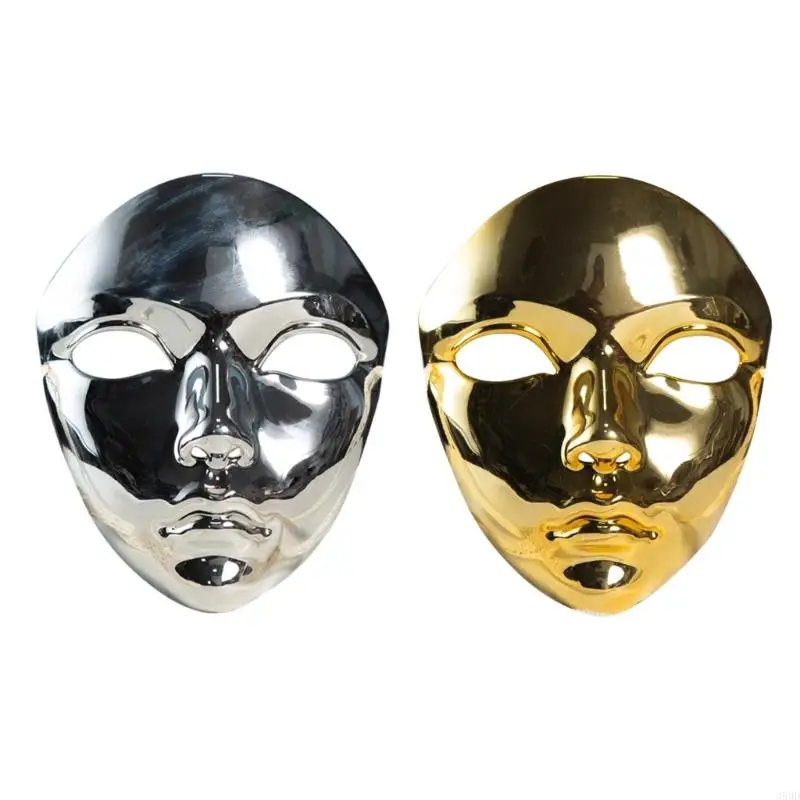 39BD Metalic Maskerade Mask Maskerade Accesorios disfraces para mujeres para hombres