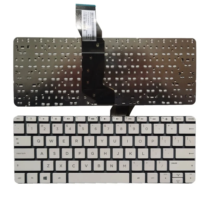 F+ New US/Spanish/Latin No Frame Laptop Keyboard For HP Stream 11-D 11-D010WM 11-R 11-R010NR 11-P 11-Y 792906-001 794447-001