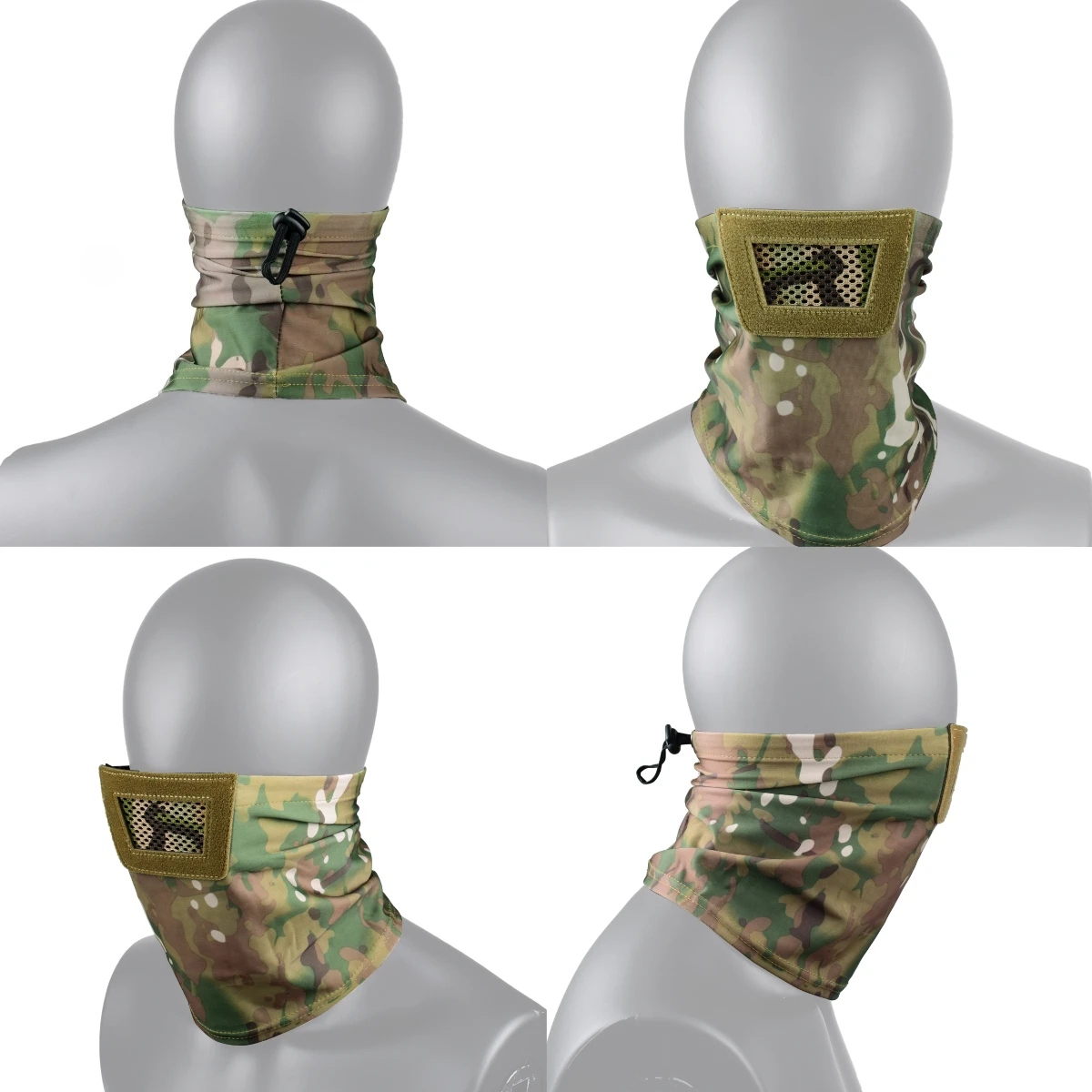 

Складная защитная полумаска рыцаря для охоты, аксессуары для пешего туризма, велоспорта, стрельбы, ветрозащитная дышащая маска