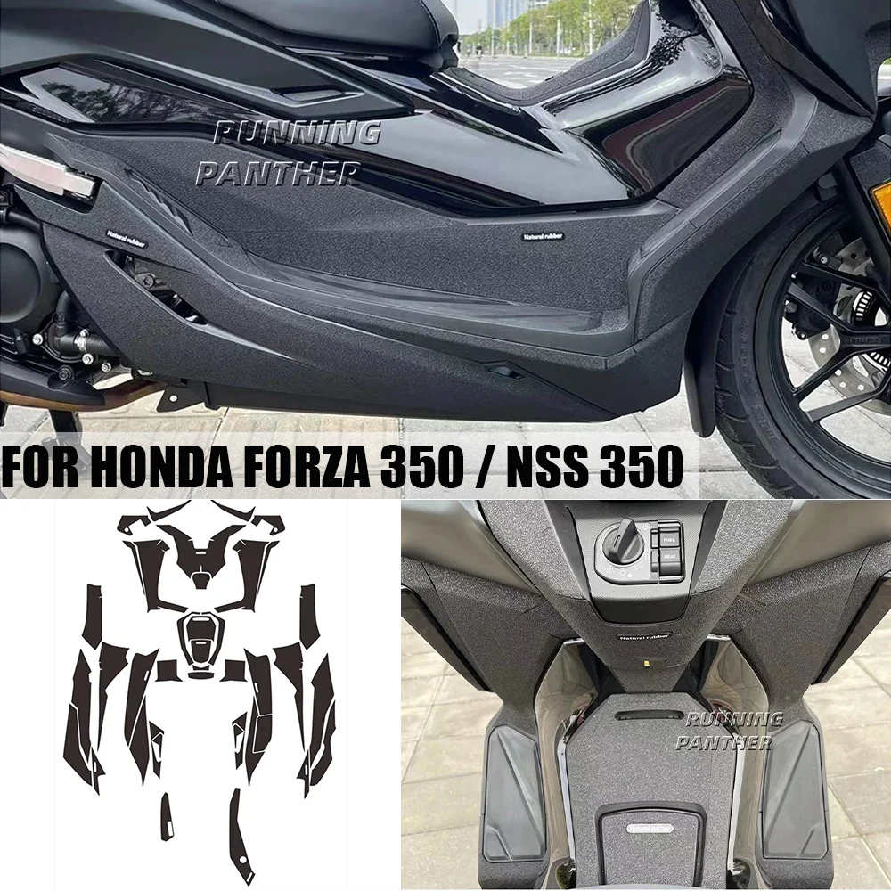 

Motorcycle Body Thickened Anti Scratch Resistant Skid Rubber Protective Decal Sticker For Honda Forza NSS 350 Forza350 NSS350