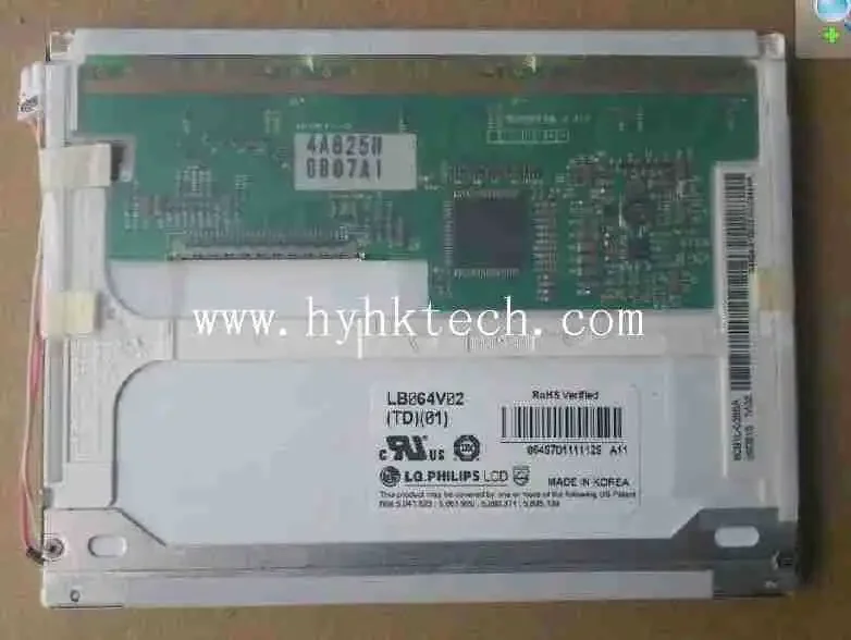 LB064V02-TD01 شاشة LCD صناعية مقاس 6.4 بوصة، جديدة ودرجة A+ متوفرة في المخزون، تم اختبارها قبل الشحن
