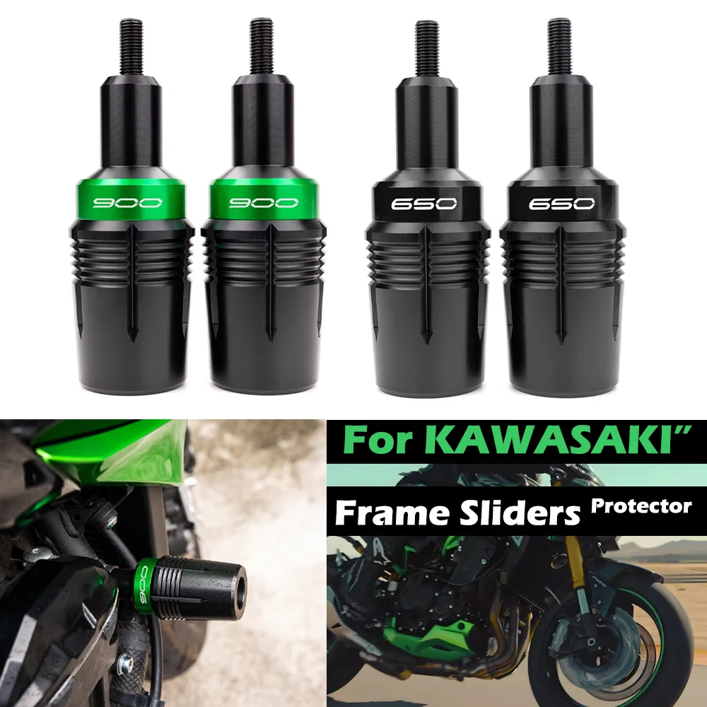 

Подходит для Kawasaki Z650 Z900 Z 900 650 ABS 2017-2024, аксессуары, ползунки для рамы мотоцикла, защита от падения, защита от столкновений