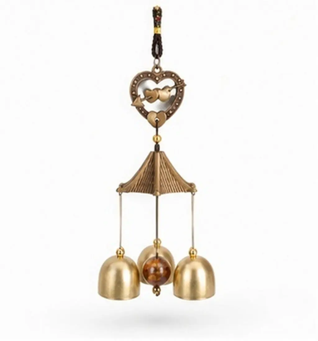Metal Vintage Door Bell Wind Chime Shopkeeper Wall Hanging Bell Retro Door Opening Decorative Chime Wind Chimes