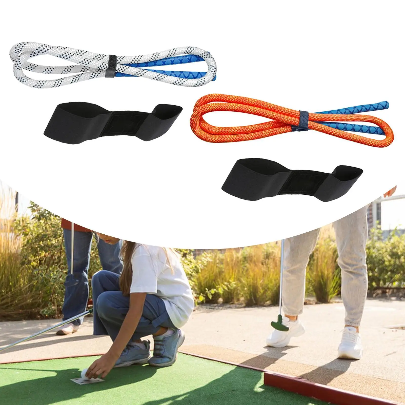 

Golf Rope Swing Trainer Exercise Assistance Professional for Workout Golfers