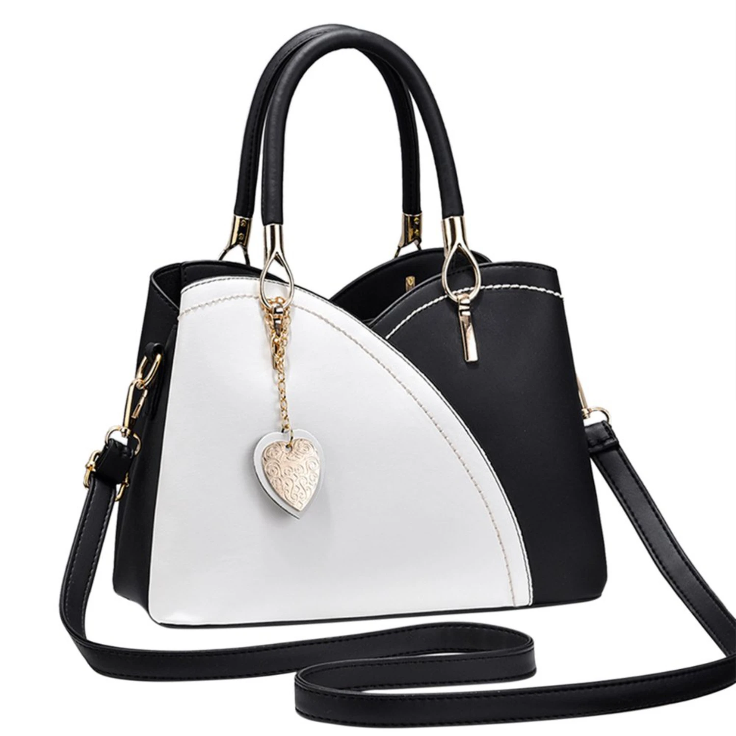 Mode dames lederen messenger schoudertas handtas met grote capaciteit