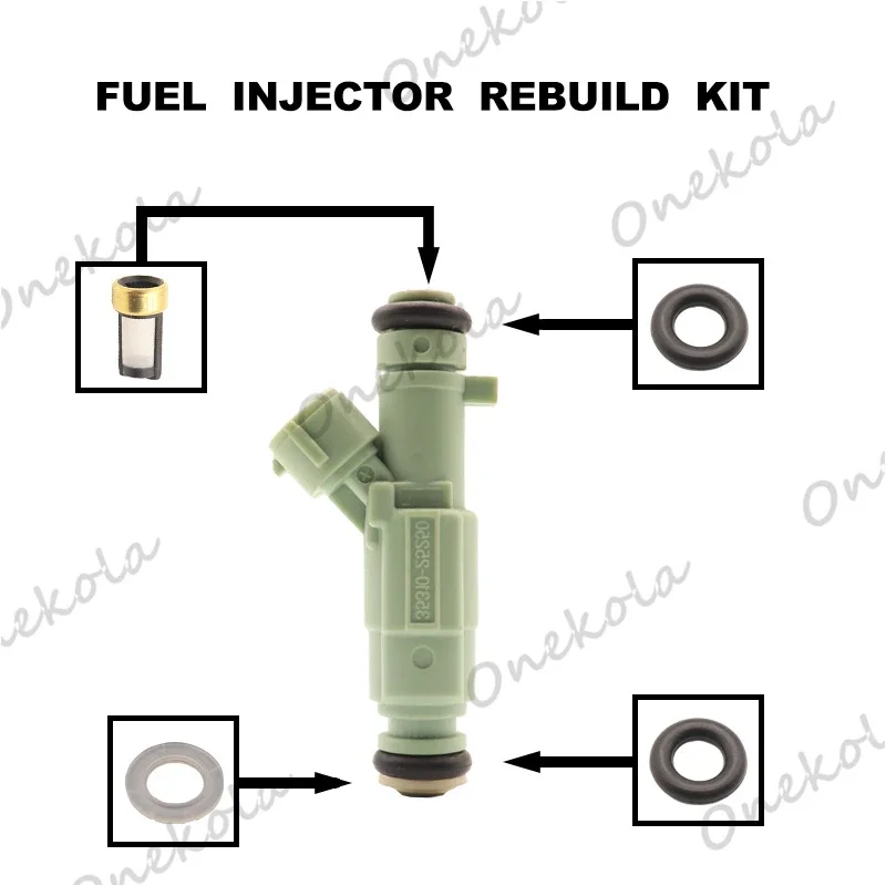 Fuel Injector repair kit Orings Filters for 35310-04000 For Hyundai KIA OEM 35310-25250 3531025250 35310 25250