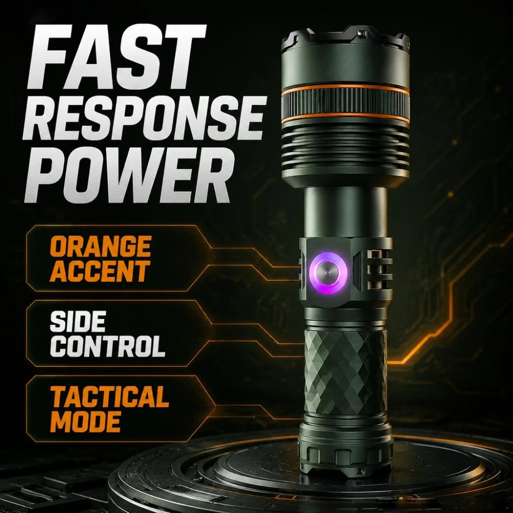 aluminum-alloy-strong-light-led-flashlight-rechargeable-waterproof-long‑endurance-torch-for-outdoor-daily-lighting