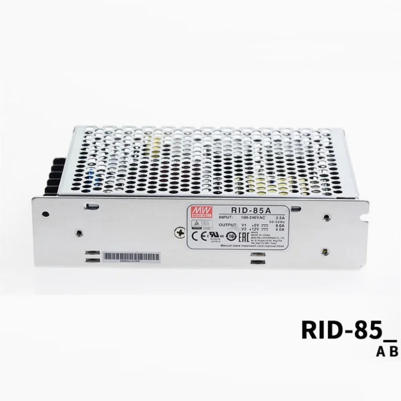

Original Genuine MEAN WELL Dual-Output Switching Power Supply Models RID-85A RID-85B