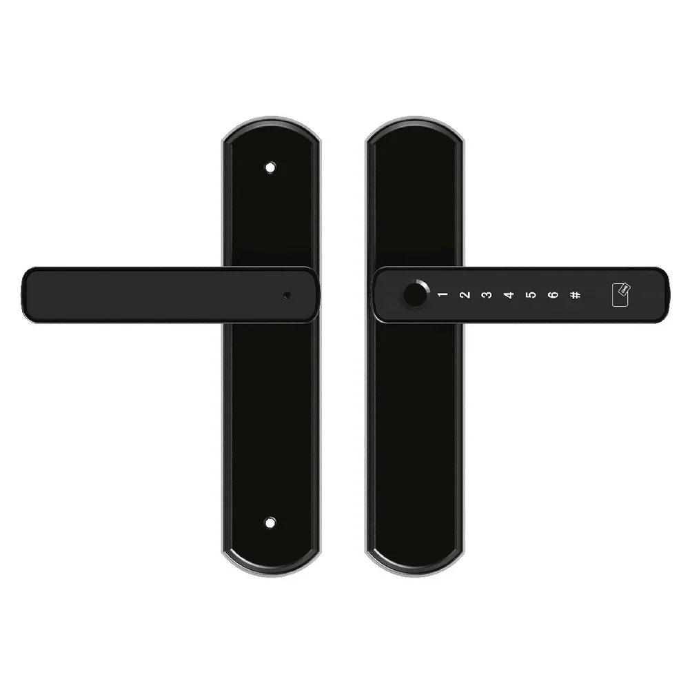 Fingerprint Door Lock Keyless Entry Compatible with For TUYA Wireless System Password Card and Backup Key Access