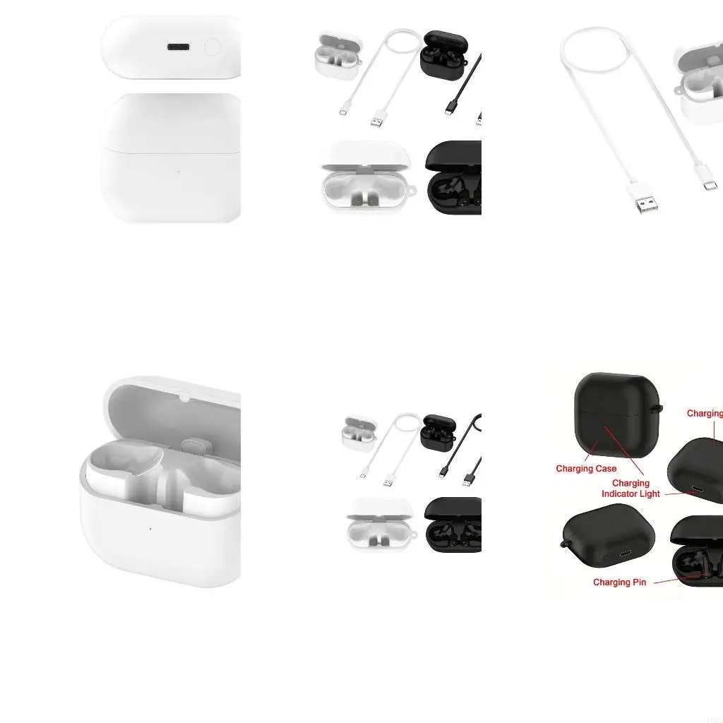 193A Portable Charging Station Case For Buds 3 FE R420 Ergonomic And Scratch Resistant Material For Commuting