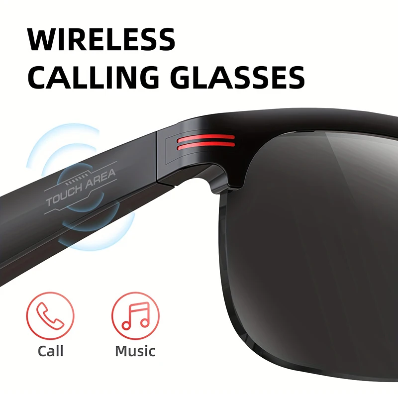 XIAOMI GS200 Smart Glasses Bluetooth Headset Audio Listening Built-in Mic Bluetooth Call Rechargeable Outdoor Driving Sunglasses