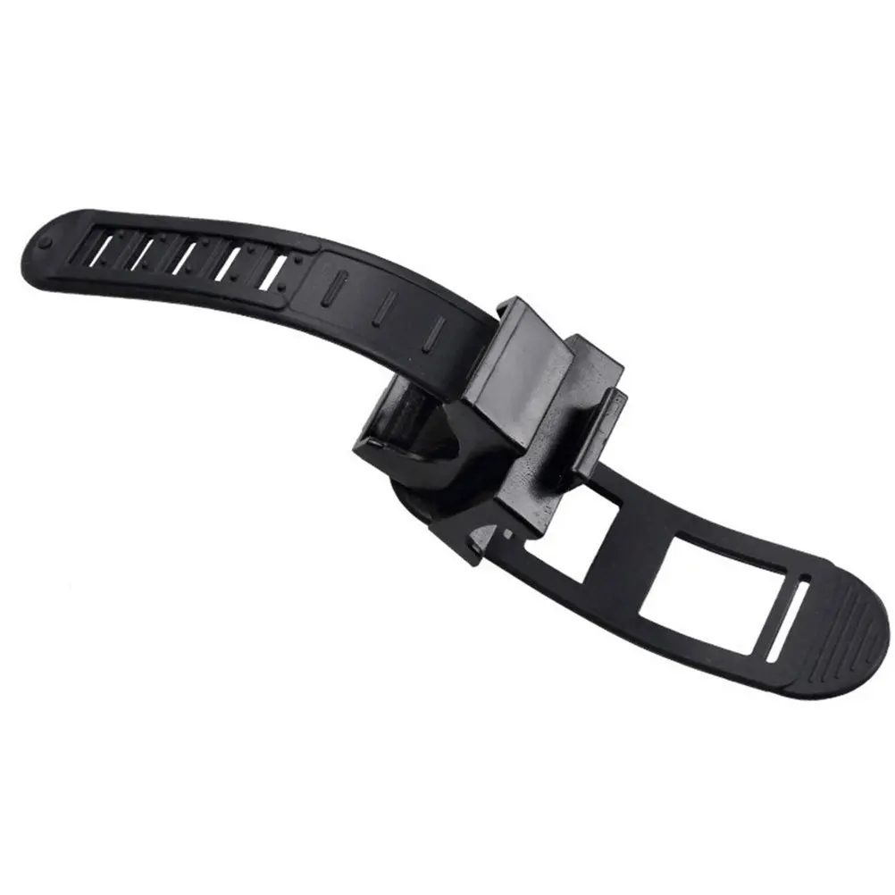 

2Pcs Bicycle Light Mount Adjustable 360 Degree Rotation Plastic Clamp for Flashlight Holder Black Bike Flashlight Mount