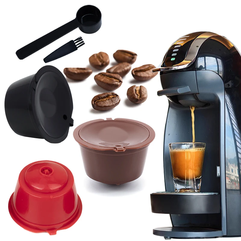 3 pz Capsula di Caffè Riutilizzabile Per Nescafè Dolce Gusto Macchina Riutilizzabile Capsula di Caffè Filtro Tazza di Caffè Filtro Pod Strumento di Cucina