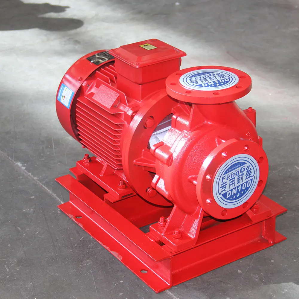 High Flow Pressure Head Electrical Automatic Centrifugal Stainless Steel Portable Water Horizontal Single-stage Fire Pump