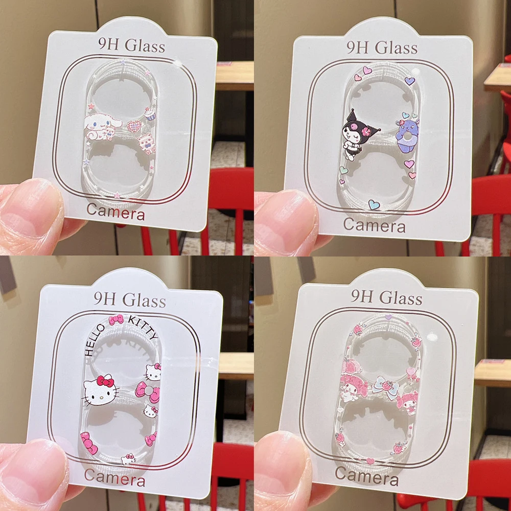 Tempered Glass Camera Lens Protector for IPhone 16 ProMax 16 Plus 15 Pro 14 13 Mini HD Protective Films Sanrio Cinnamoroll