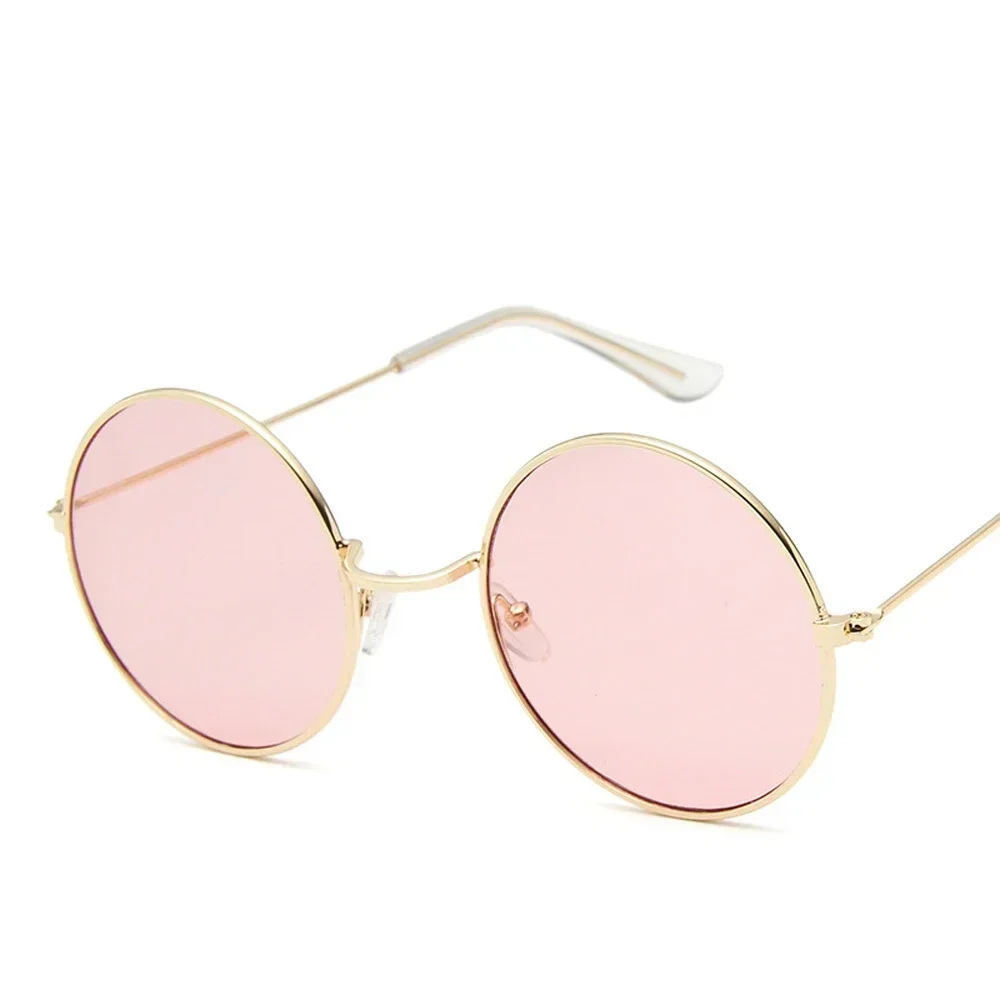 MUSELIFE 2026 Round Women Sunglasses UV400 Retro Metal Sun Glasses Gradient Lens Vintage Mirror Luxury Eyewear