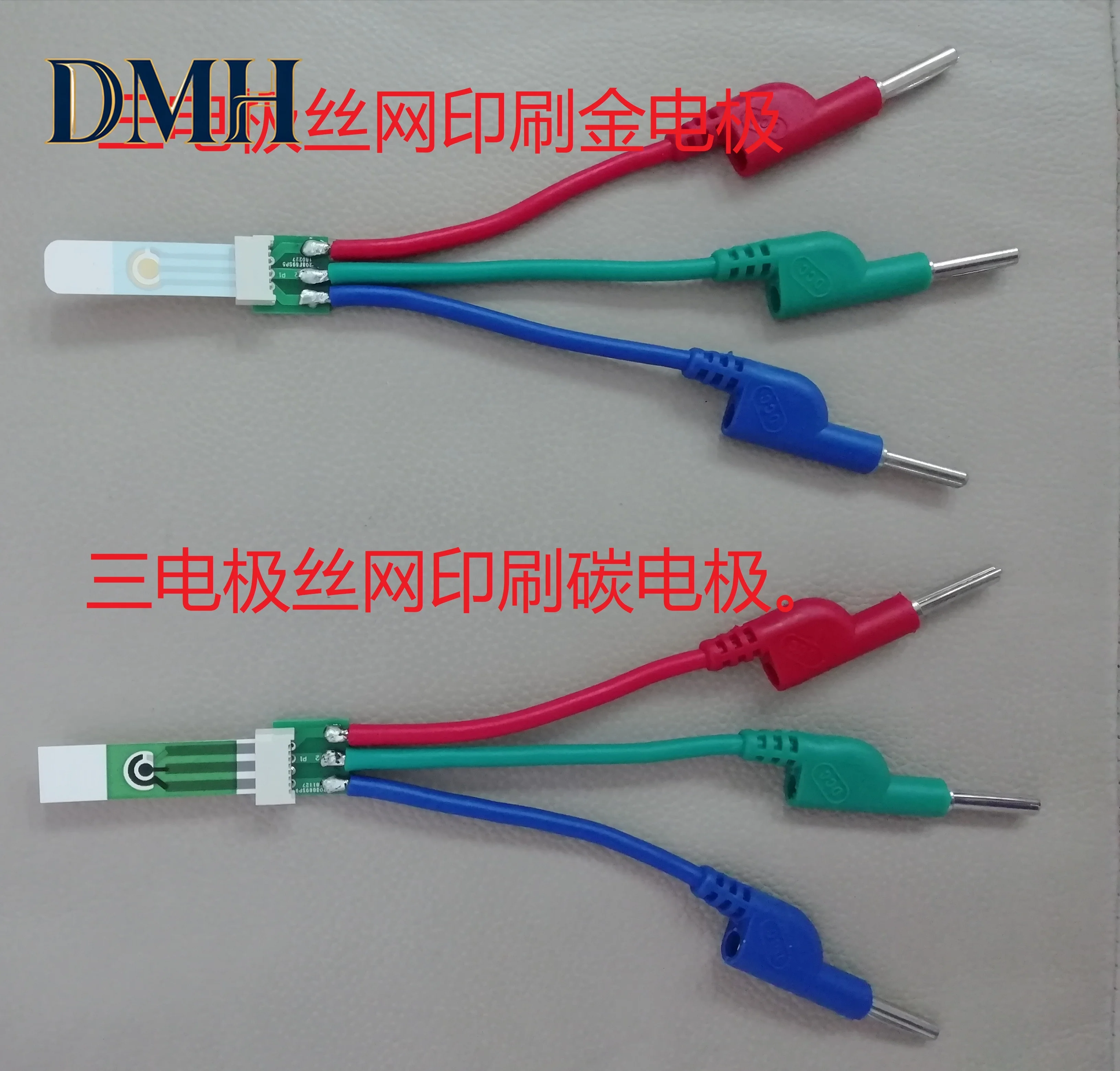 Screen Printing Electrode Adapter Electrochemical Three-electrode Gold Electrode, Carbon Electrode Universal Interface