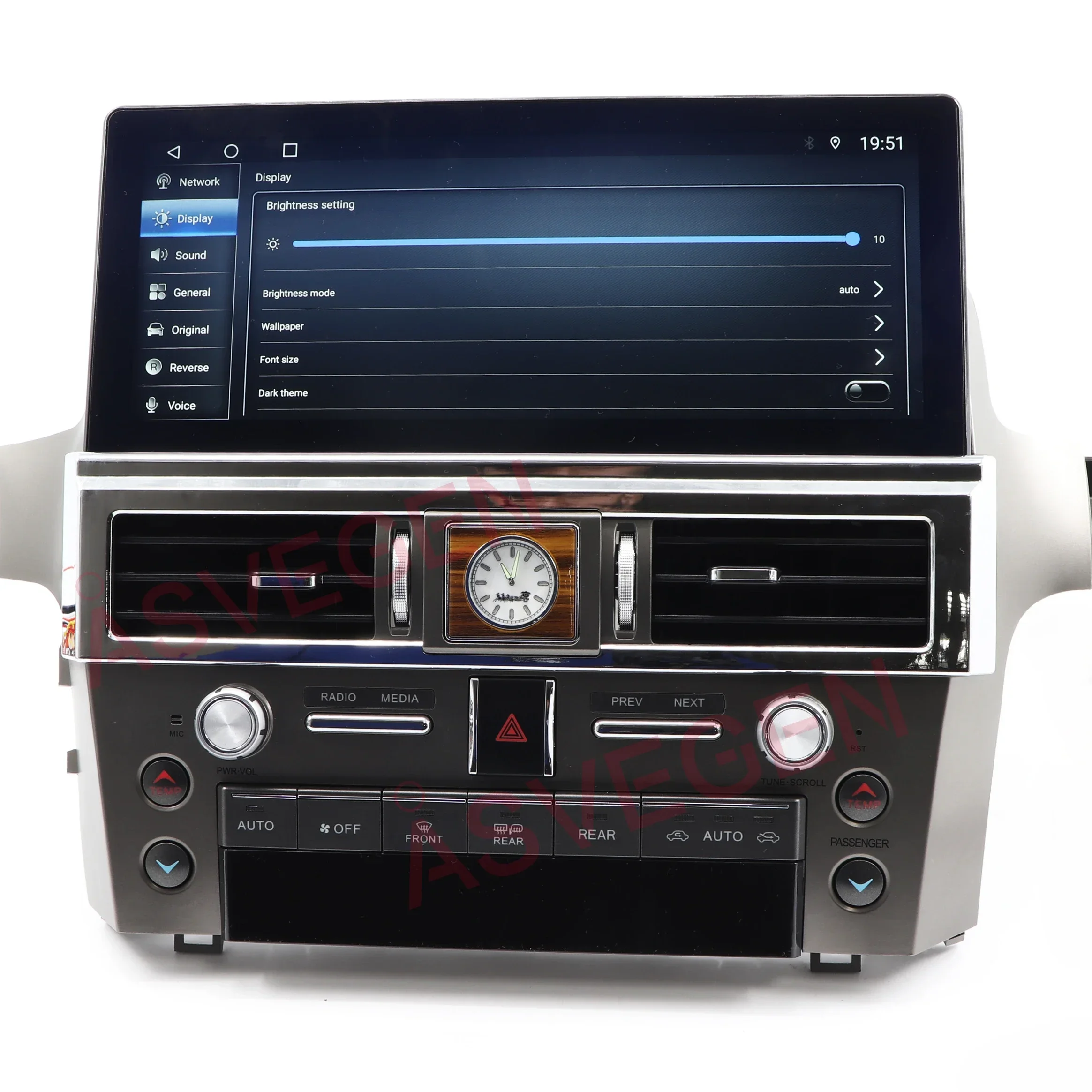 6+128 Screen Multimedia Android Car Android DVD Radio Player GPS Navigation For  GX460 Support Oem 360 camera