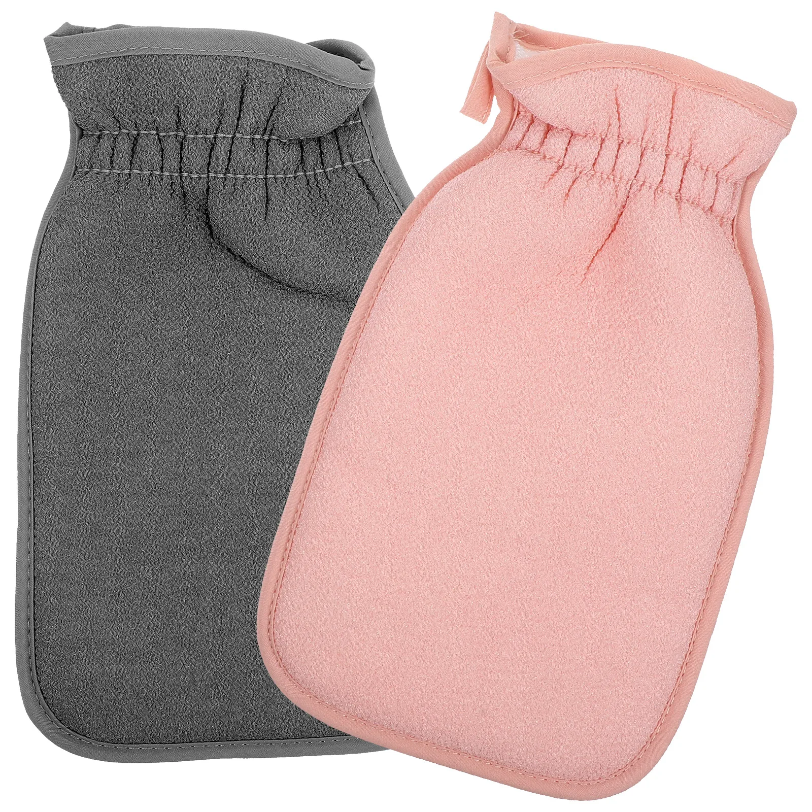 

2Pcs Bath Glove Exfoliating Shower Washcloth Body Scrubber Gloves Dead Removing Mitts Long Lasting Gentle Types
