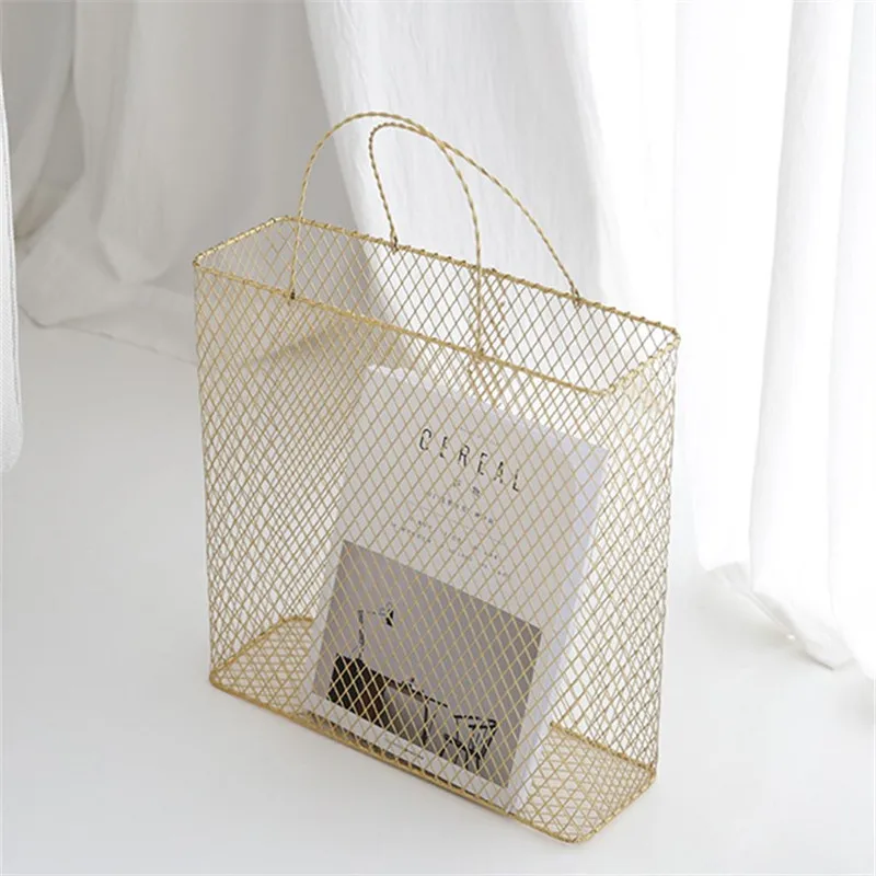 Nordic Storage Storage Magazine Rack Shelf Ins Style Decorative Ornaments Hanging Rack v