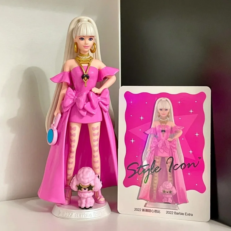 POP MART Barbie Style Icon Series Blind Box Mystery Box Guess Bag Toys Doll Cute Anime Figure Desktop Ornaments Collection Gift
