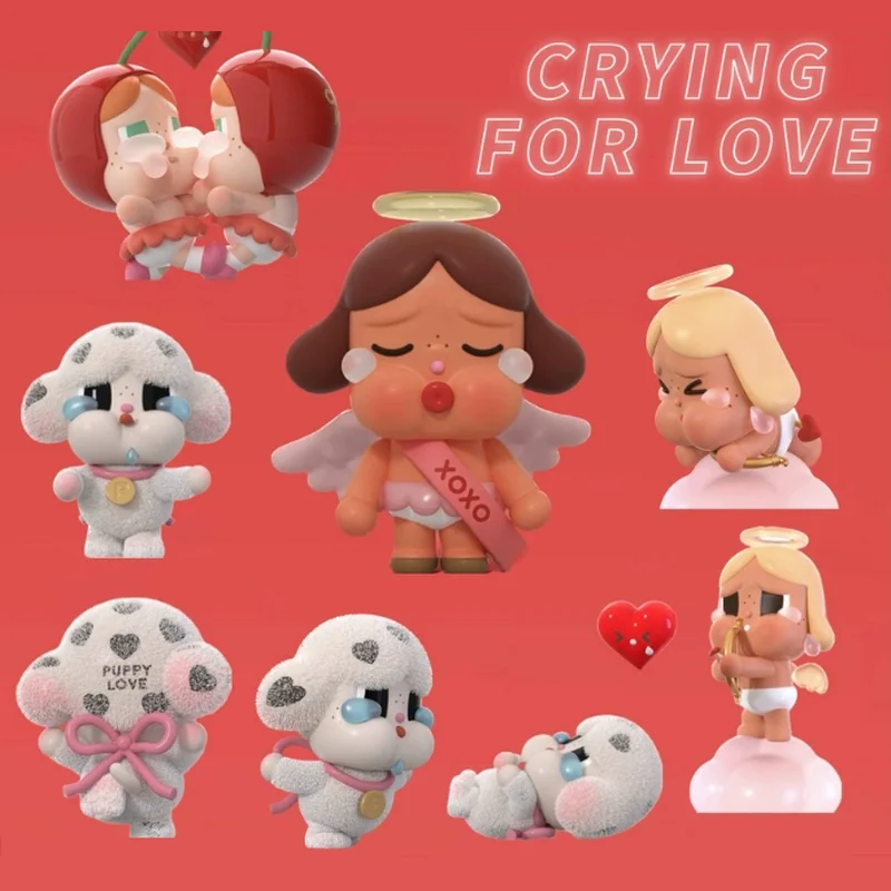 Crybaby Crying For Love Series Blind Box Sammlermodell Puppendekor Figur Mode Kawaii Modell Geheimnis Spielzeug Valentinstagsgeschenk