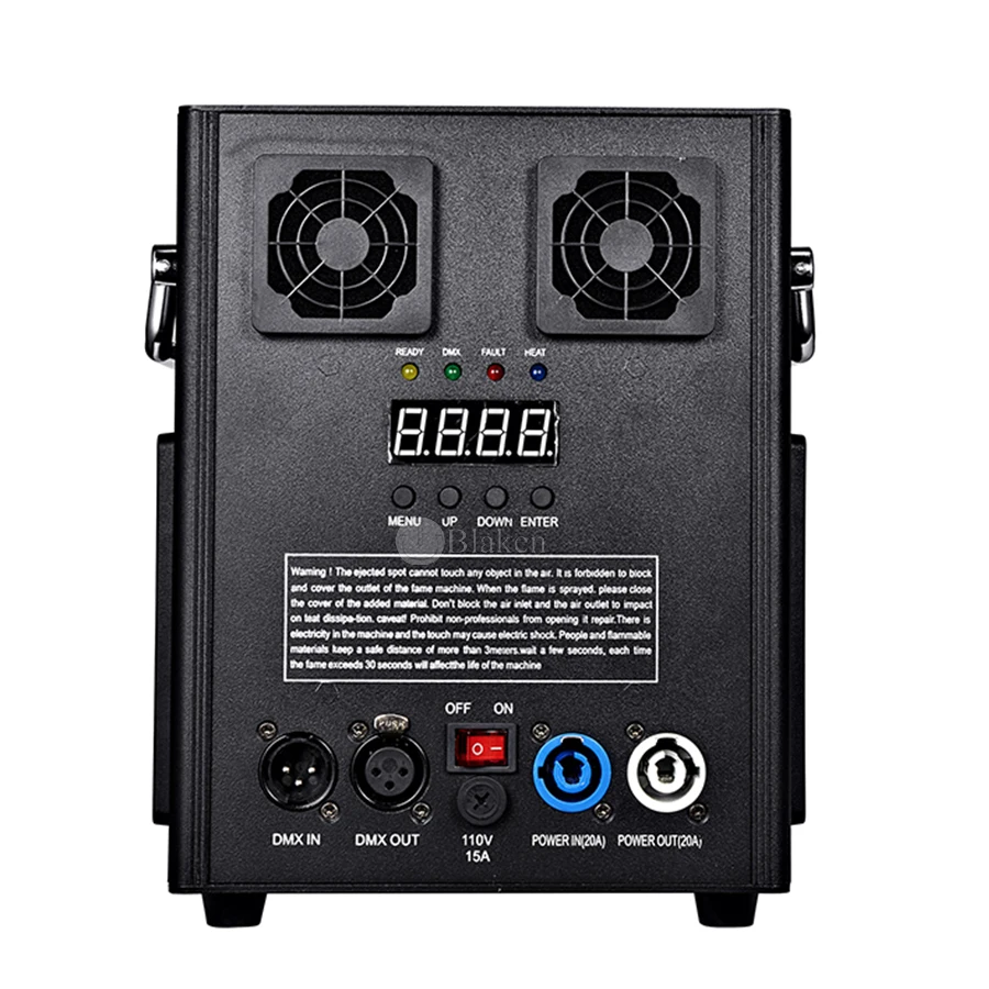 Imagem -03 - Máquina de Controle Remoto Novos Faíscas Fogos de Artifício Pirotecnia Dmx Spark Pcs Estrada Case Pcs 750w