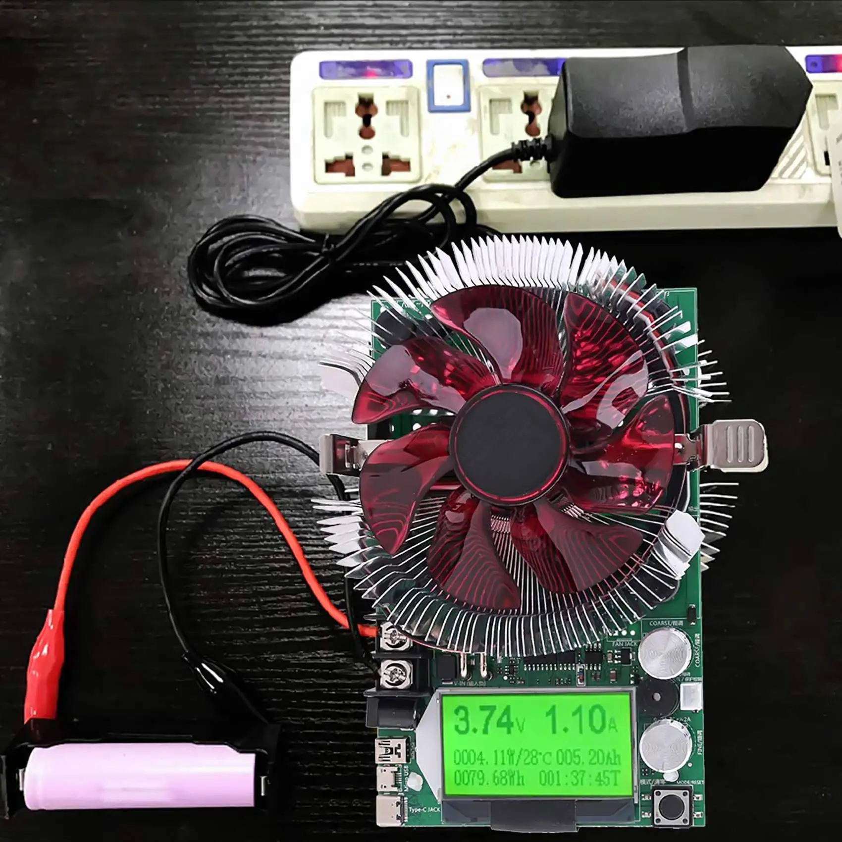 Neuer elektronischer Lasttester, 150 W, 20 A, Widerstand, einstellbarer Konstantstrom, Batteriekapazitätstester, Widerstandsleistungstester
