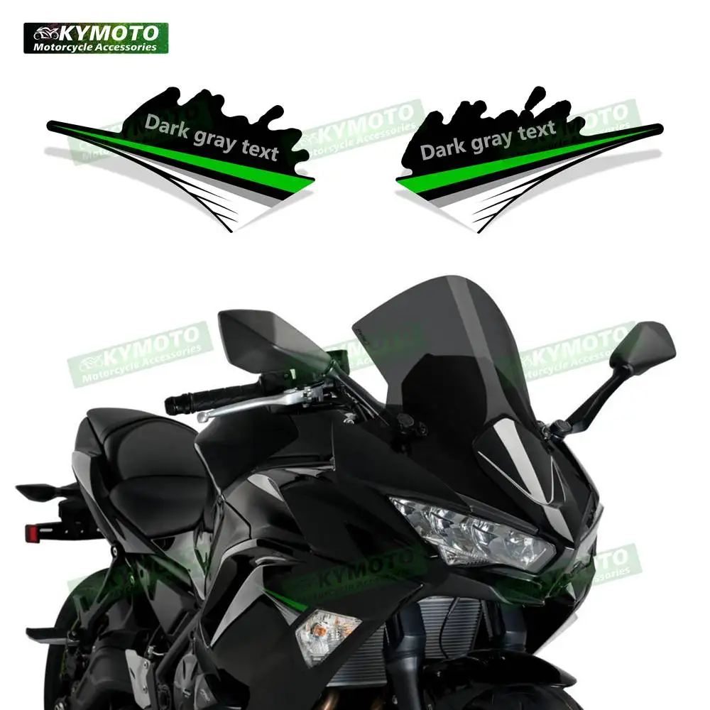 

For NINJA650 NINJA 650 racing motorcycle accessories fairing sticker full car fuel tank helmet windshield decal kit decoration