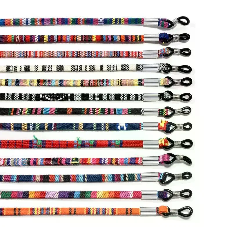 Glasses Sunglasses Cotton Neck Strap Fixing Strap Glasses Hanging Neck Strap High end Ethnic Rope Glasses Chain